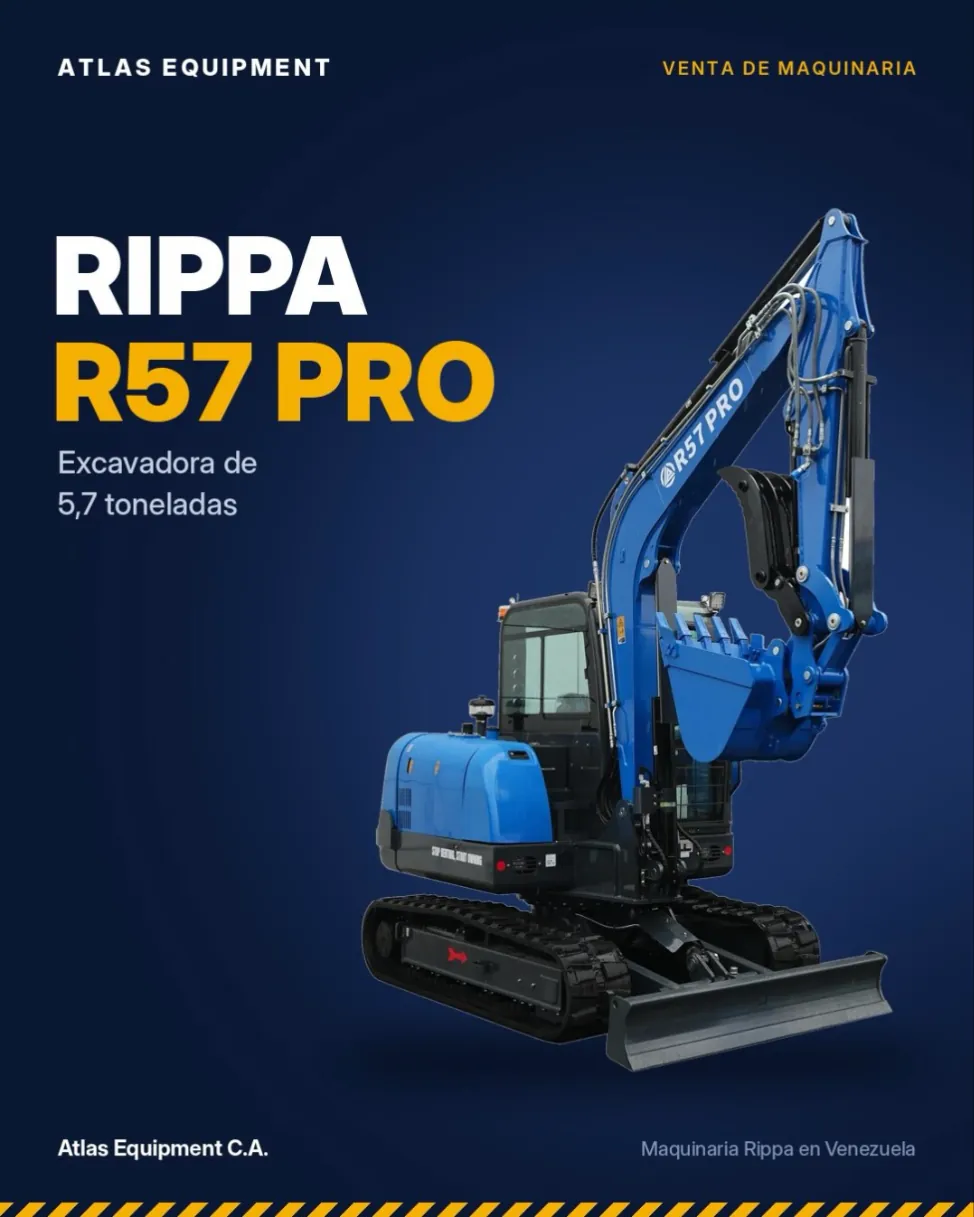 Rippa R57 Pro, excavadora de 5,7 toneladas